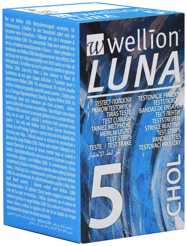 Wellion Luna Cholesterin-Teststreifen