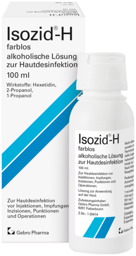 Isozid-H farblos – alkoholische Lösung zur Hautdesinfektion