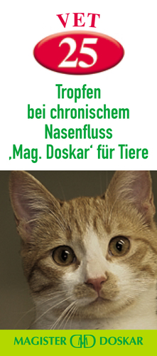 Magister Doskar VET 25 Tropfen bei chronischem Nasenfluss
