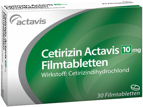 Cetirizin Actavis 10 mg Filmtabletten