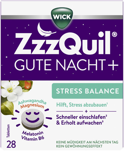 Wick ZzzQuil Gute Nacht+ Stress Balance