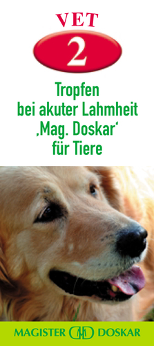 Magister Doskar VET 2 Tropfen bei akuter Lahmheit