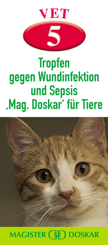 Magister Doskar VET 5 Tropfen gegen Wundinfektion und Sepsis