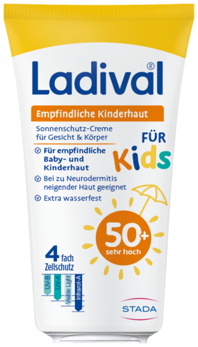 Ladival Empfindliche Kinderhaut Sonnenschutz-Creme Gesicht & Körper LSF 50+