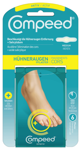 Compeed Hühneraugenpflaster Aktiv Medium (mit Salicylsäure)