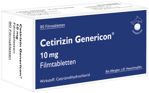 Cetirizin Genericon Filmtabletten 10 mg