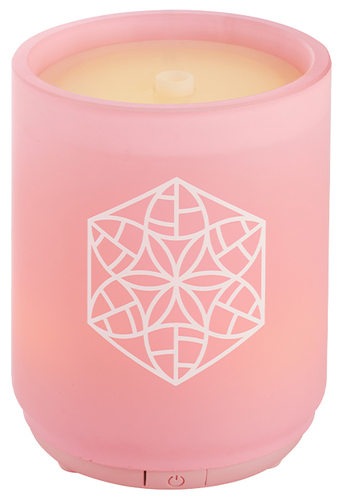 Taoasis Baldini TaoCandle Glas - altrosa mit Selbstliebe