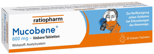 Mucobene 600 mg lösbare Tabletten