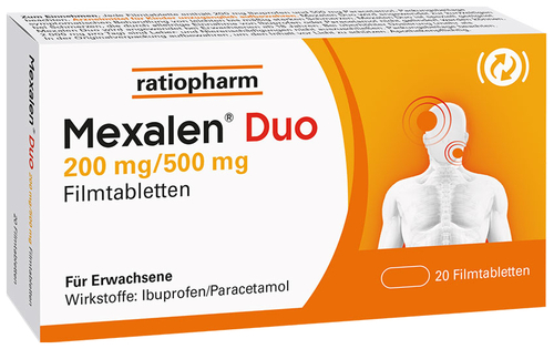 Mexalen Duo 200 mg/500 mg Filmtabletten