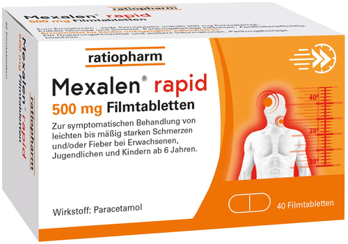 Mexalen rapid 500 mg Filmtabletten