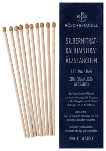 Silverin Sticks 50% mit Silbernitrat 115mm starr