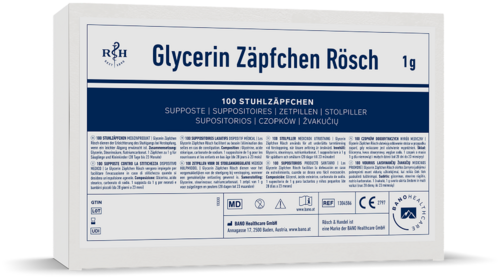 Glycerin Zäpfchen Rösch 1g