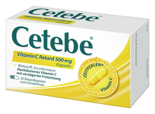 Cetebe Vitamin C Retard 500 mg - 30 Stück