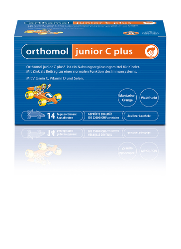 Orthomol junior C plus Mandarine-Orange-Waldfrucht