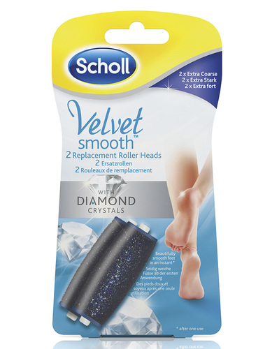 Scholl Velvet Smooth Express Pedi 2 Ersatzrollen Stark