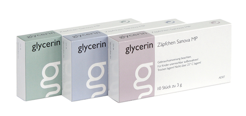 Glycerin Zäpfchen "Sanova" MP