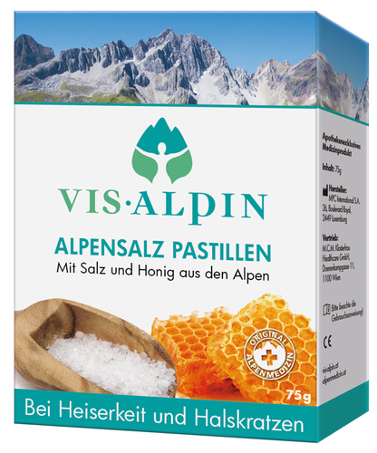 Vis-Alpin Alpensalz Pastillen Honig