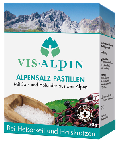 Vis-Alpin Alpensalz Pastillen Holunder