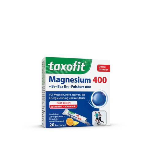 taxofit Magnesium 400 Direkt-Granulat