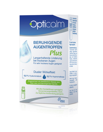 Opticalm Beruhigende Augentropfen Plus MDO