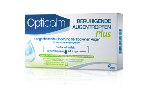 Opticalm beruhigende Augentropfen Plus 0,5ml