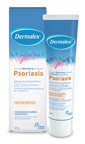 Dermalex Creme bei Psoriasis 