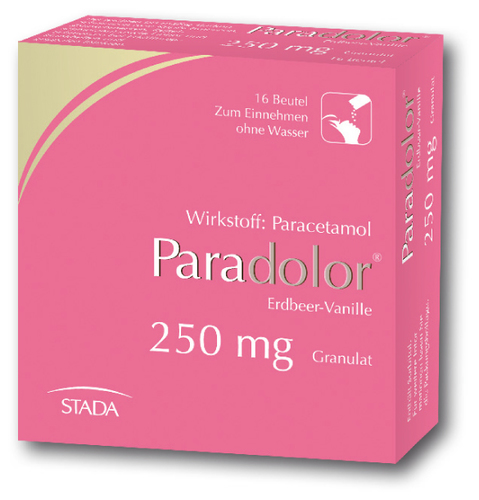 Paradolor Erdbeer-Vanille 250 mg Granulat
