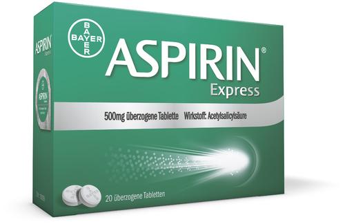 Aspirin Express 500 mg überzogene Tablette