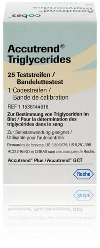 Roche Accutrend Triglycerides Teststreifen