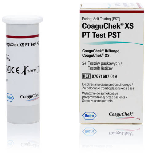 Roche CoaguChek XS PT Test PST 