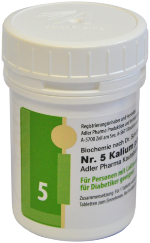 Adler Schüßler Kautablette Nr. 5 | Kalium phosphoricum D6