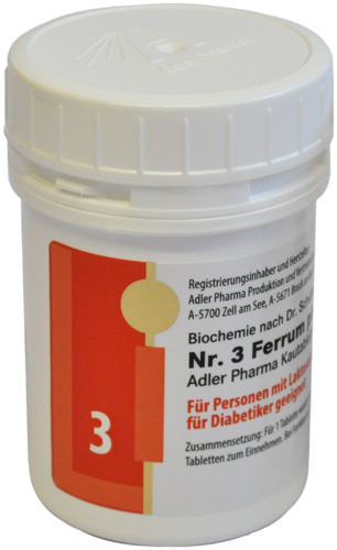 Adler Schüßler Kautablette Nr. 3 | Ferrum phosphoricum D12