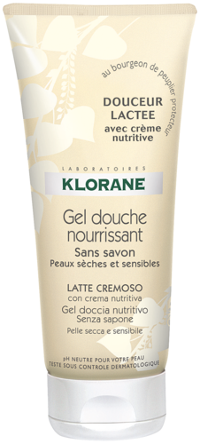 Klorane Duschgel Douceur Lactée - Milchig Zart