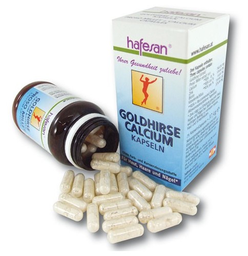 Hafesan Goldhirse-Calcium Kapseln