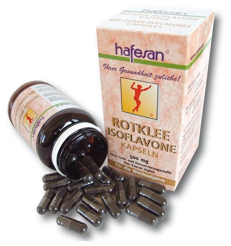Hafesan Rotklee Isoflavone 500 mg Kapseln (4 Isoflavone)