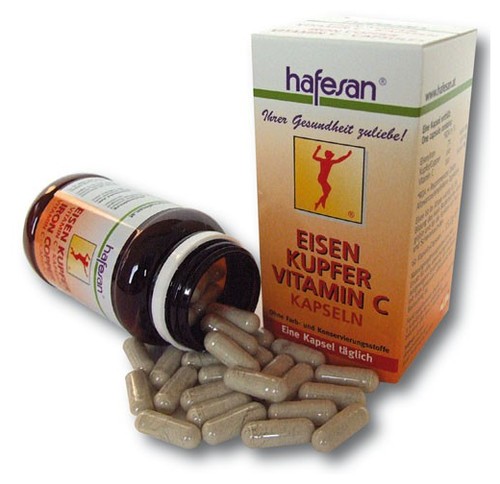 Hafesan Eisen-Kupfer-Vitamin C Kapseln