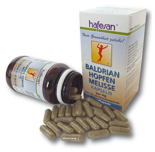 Hafesan Baldrian-Hopfen-Melisse Kapseln