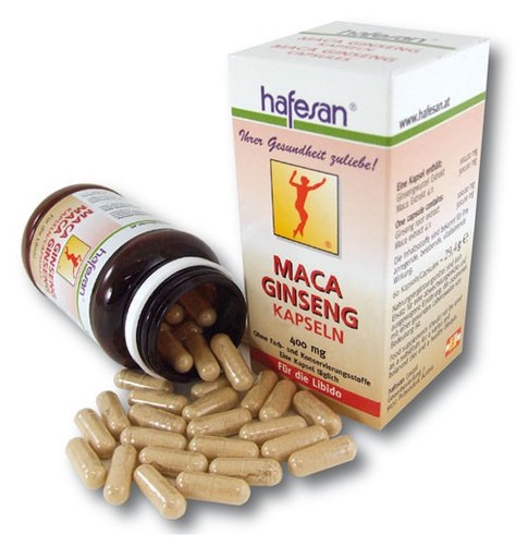 Hafesan Maca-Ginseng 400 mg Kapseln