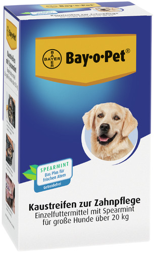 Bay-o-Pet Kaustreifen mit Spearmint für große Hunde über 20 kg