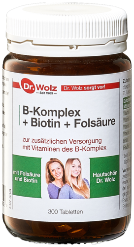 Dr. Wolz B-Komplex + Biotin + Folsäure Hefetabletten