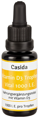 Casida Vitamin D3 Tropfen Vital 1000 I.E. 