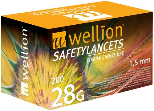 Wellion SafetyLancets 28G