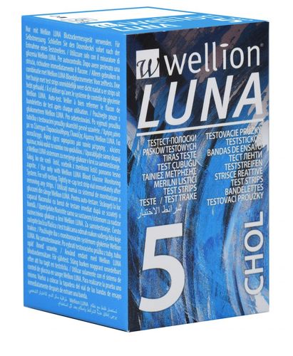 Wellion Luna Cholesterin Teststreifen