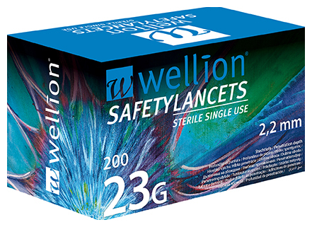 Wellion SafetyLancets 23G