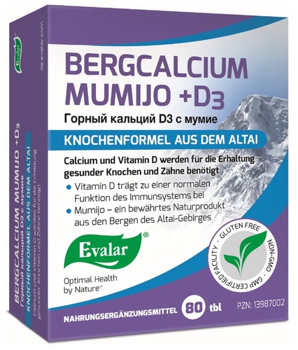 Evalar Bergcalcium Mumijo +D3