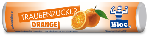 Bloc Traubenzucker Orange