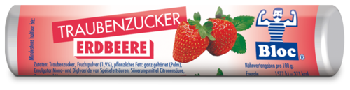 Bloc Traubenzucker Erdbeere