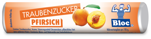 Bloc Traubenzucker Pfirsich