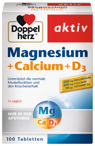 Doppelherz Magnesium + Calcium + D3