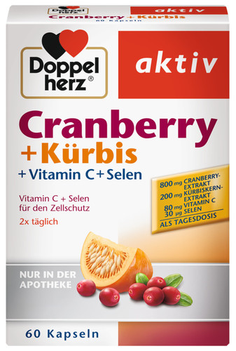 Doppelherz Cranberry + Kürbis